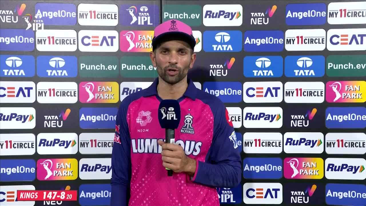 M27: PBKS vs RR – Keshav Maharaj Interview background