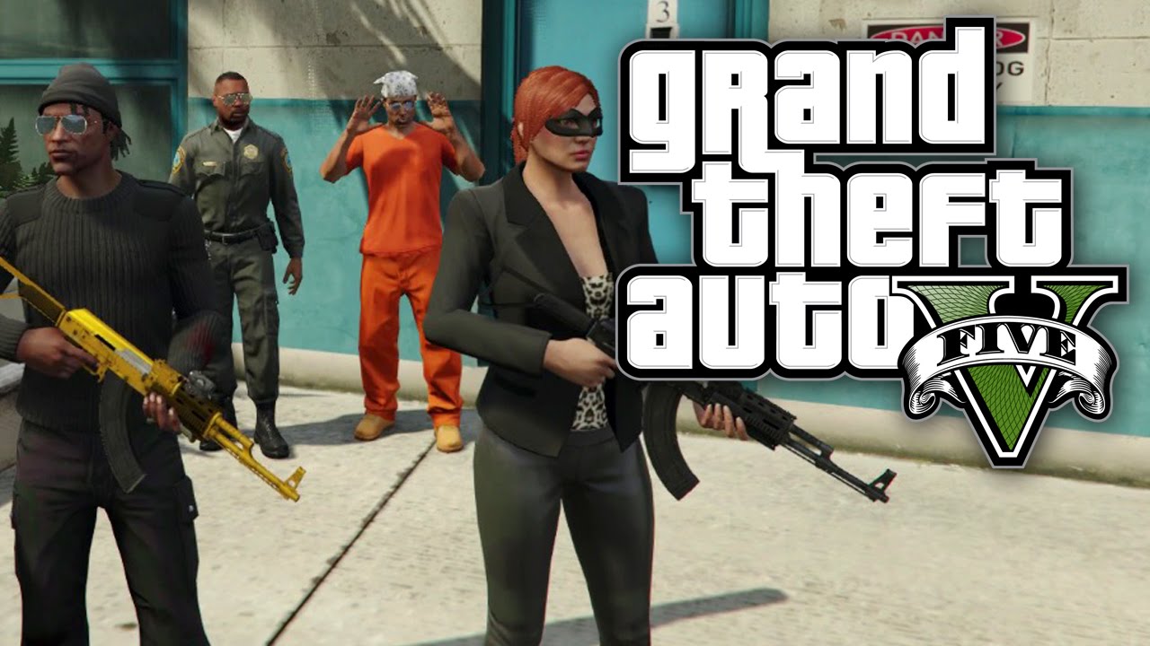 GTA 5 Online - JAIL FAIL! (GTA V Online) background