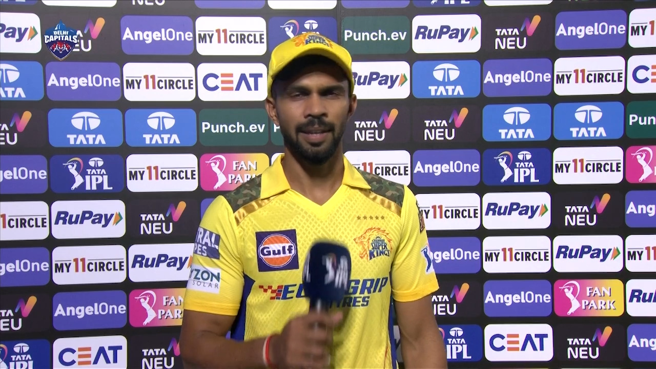 M13: DC vs CSK – Ruturaj Gaikwad Interview background