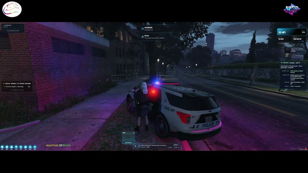 FiveM | Emergency Response Simulator V1.0 Testing | Come Join us in the Discord https://discord.gg/E
