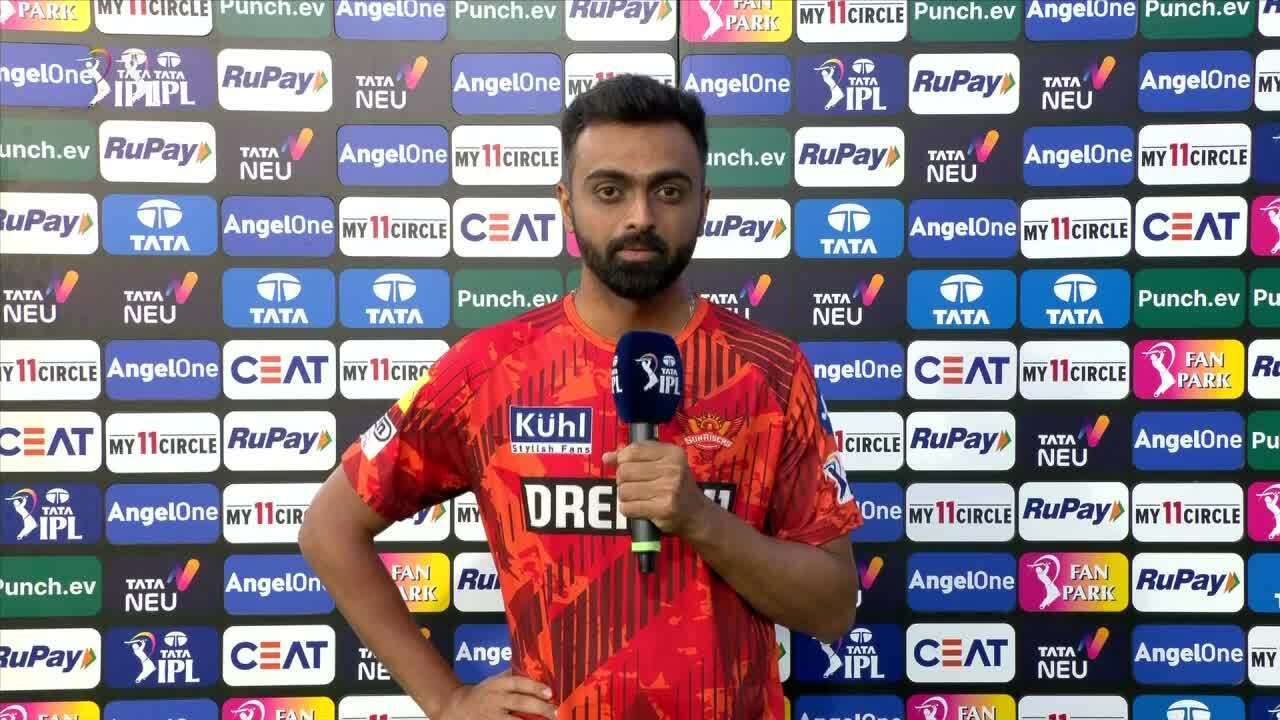 M23: PBKS vs SRH – Jaydev Unadkat Interview background