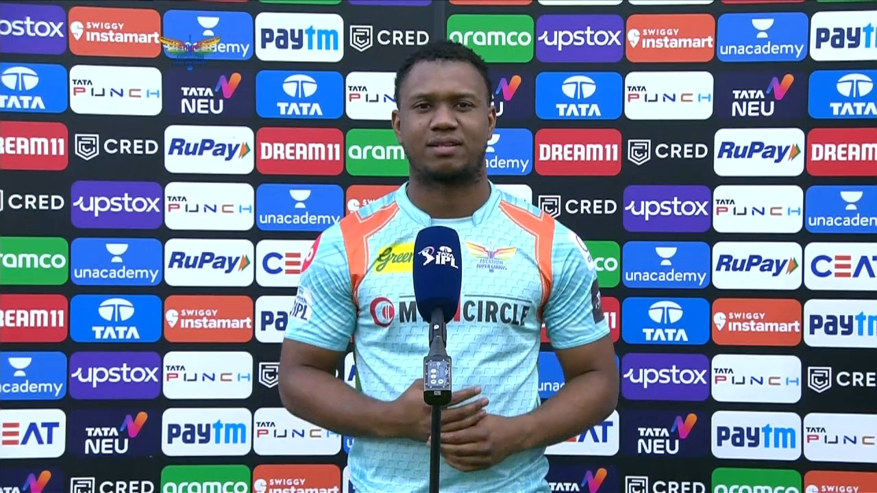 M15: LSG vs DC – Evin Lewis Interview