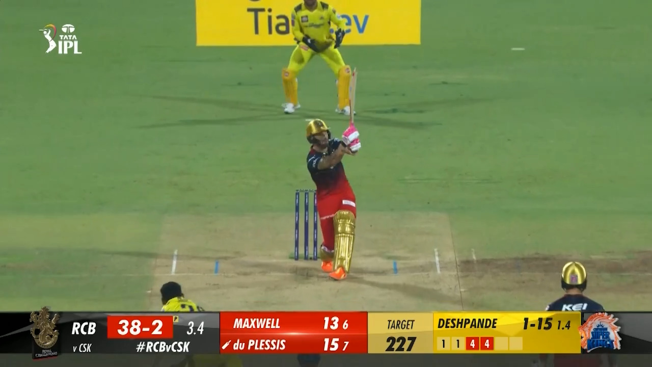 M24: RCB vs CSK – Faf Du Plessis Six