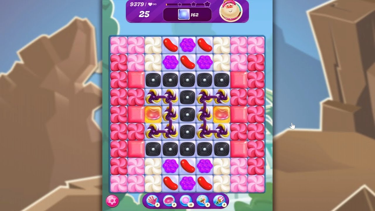 Candy Crush Saga LEVEL 9379 NO BOOSTERS (new version)🐟☑️