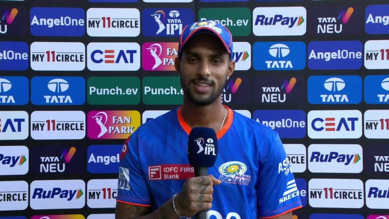 M29: MI vs CSK – Tilak Varma Interview