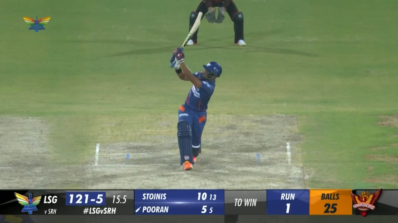 M10: LSG vs SRH – Nicholas Pooran Six