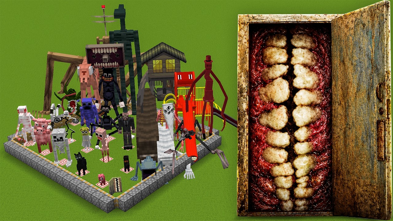 All Trevor Henderson Creatures combined in minecraft