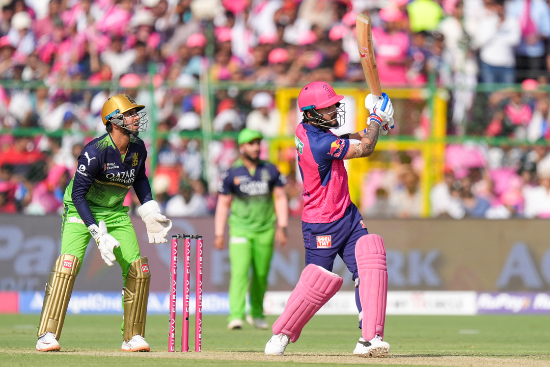 4,4,6: Riyan Parag starts strong against spin