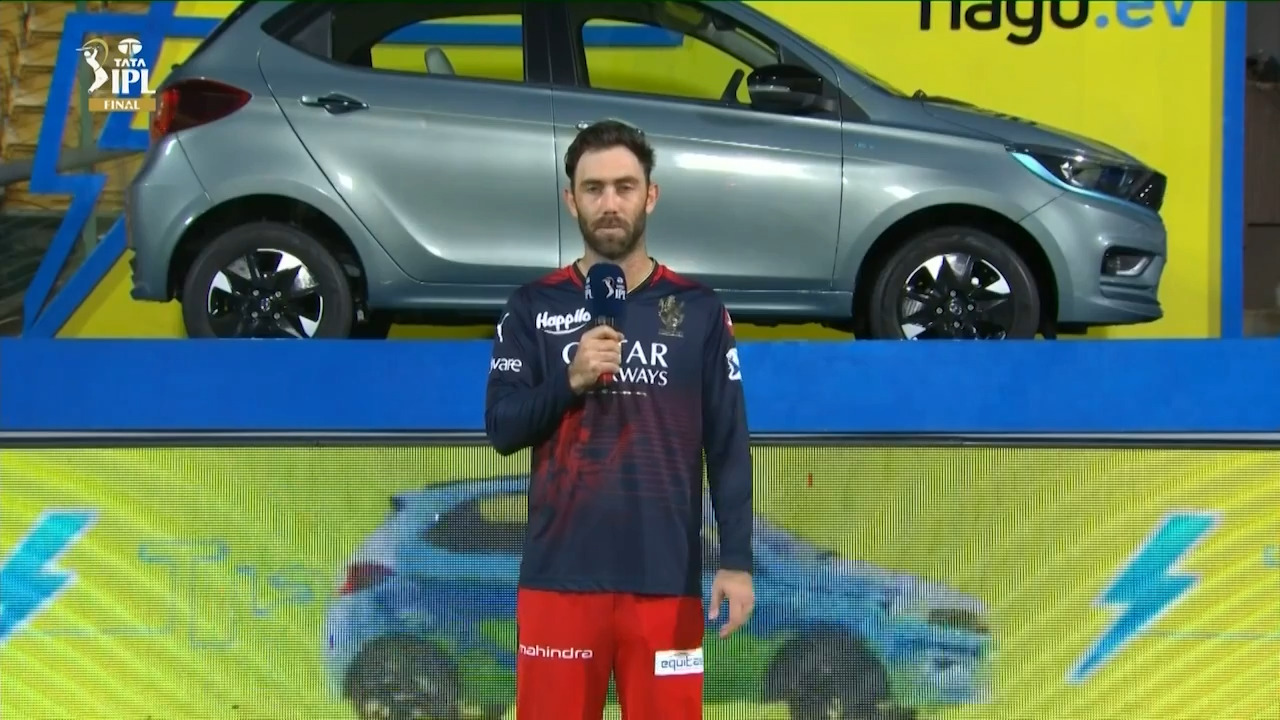 Final: CSK vs GT – TIAGO.ev Electric Striker of the Season – Glenn Maxwell