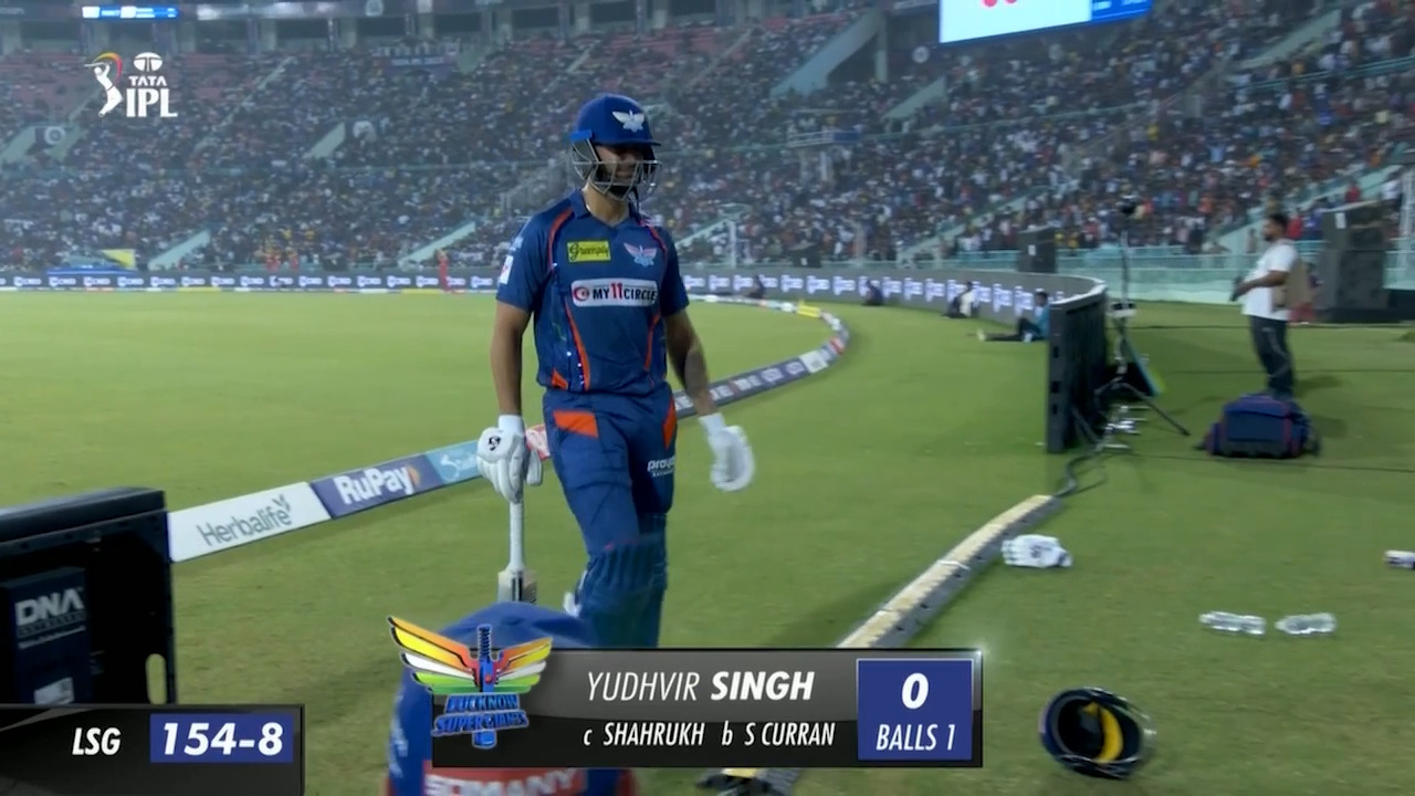 M21: LSG vs PBKS – Yudhvir Singh Wicket