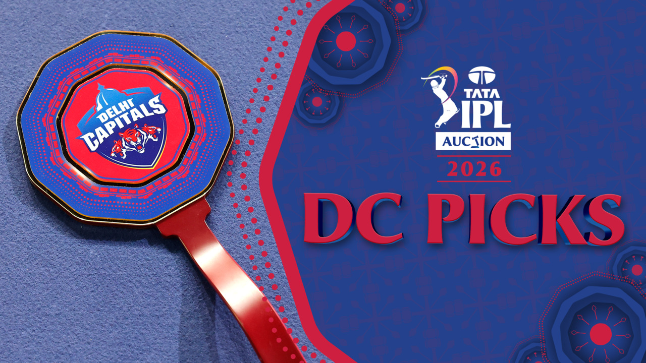 TATA IPL Player Auction 2026 - Delhi Capitals background
