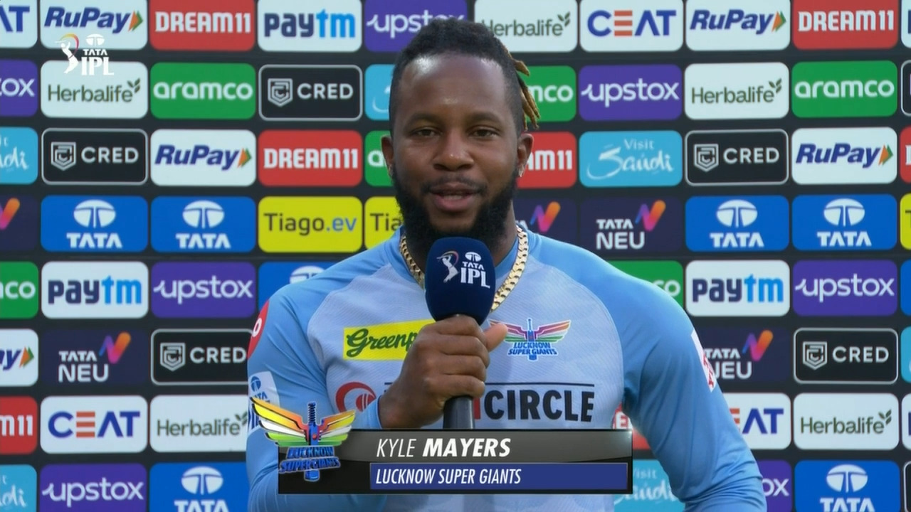 M43: LSG vs RCB – Kyle Mayers Interview
