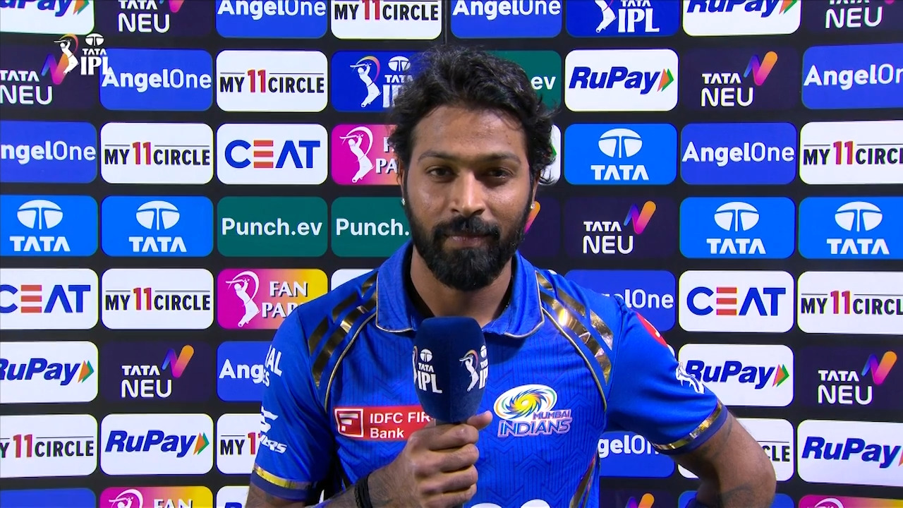 M43: DC vs MI – Hardik Pandya Interview