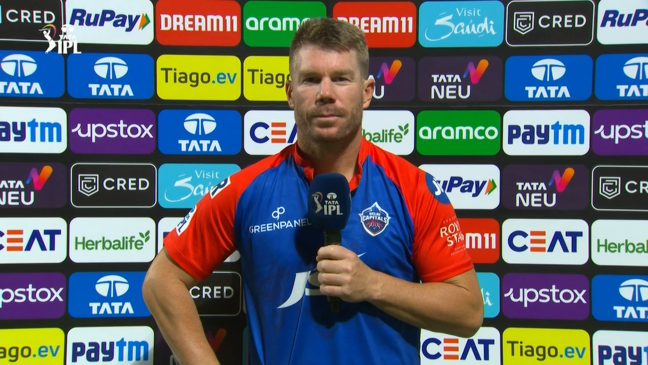 M59: DC vs PBKS – David Warner Interview