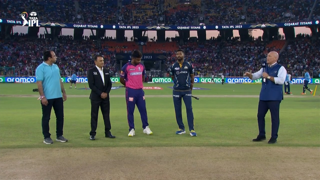M23: GT vs RR – Toss