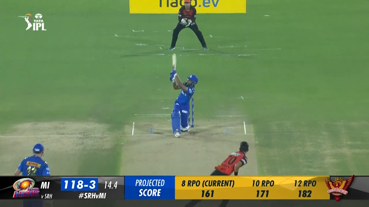 M25: SRH vs MI – Tilak Varma Six