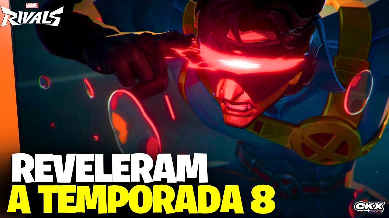 CYCLOPS E DINOSSAURO DEMÔNIO MARVEL RIVALS TEMPORADA 8 TRAILER