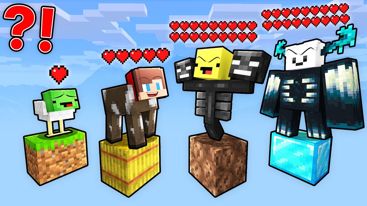 JJ and Mikey vs Friends: MOBS BLOCK BATTLE in Minecraft...