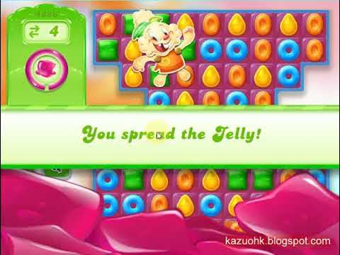 Candy Crush Jelly Saga Level 4886 🎁 No boosters ✔ Walkthrough Gameplay