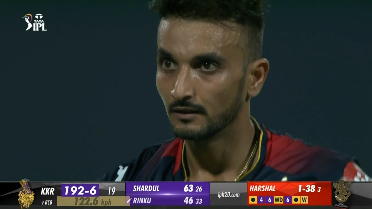 4 6 6 W: An over of mixed emotions for Harshal Patel