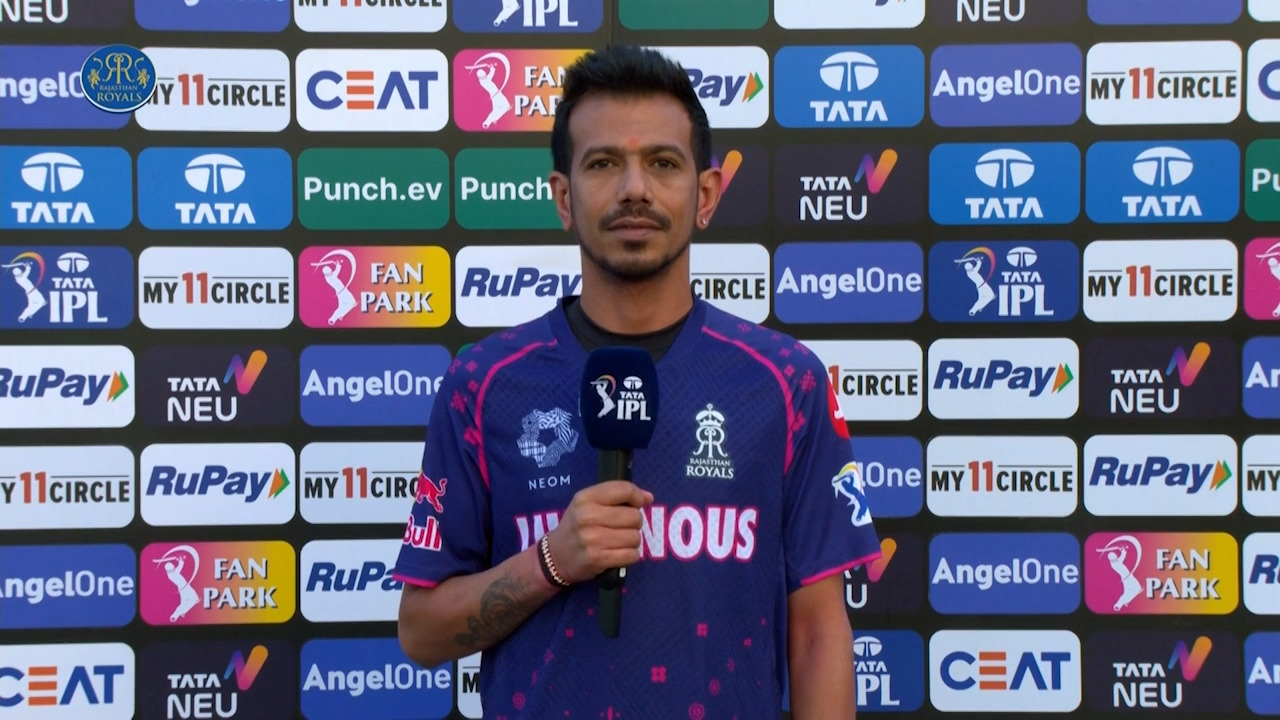 M09: RR vs DC – Yuzvendra Chahal Interview background