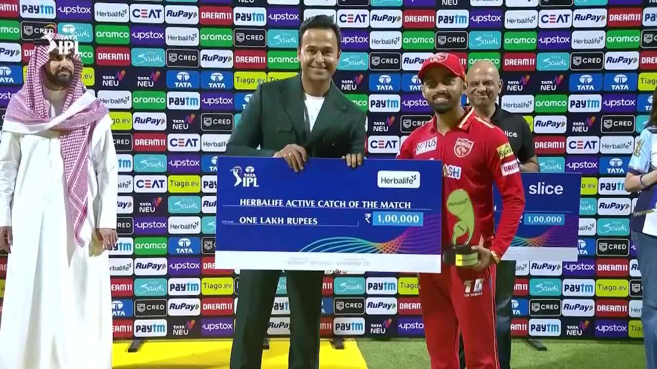 M31: MI vs PBKS – Herbalife Active Catch of the Match – Atharva Taide