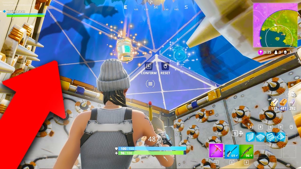 I BUILT A HIDDEN TRAP PIT! | Fortnite Battle Royale background