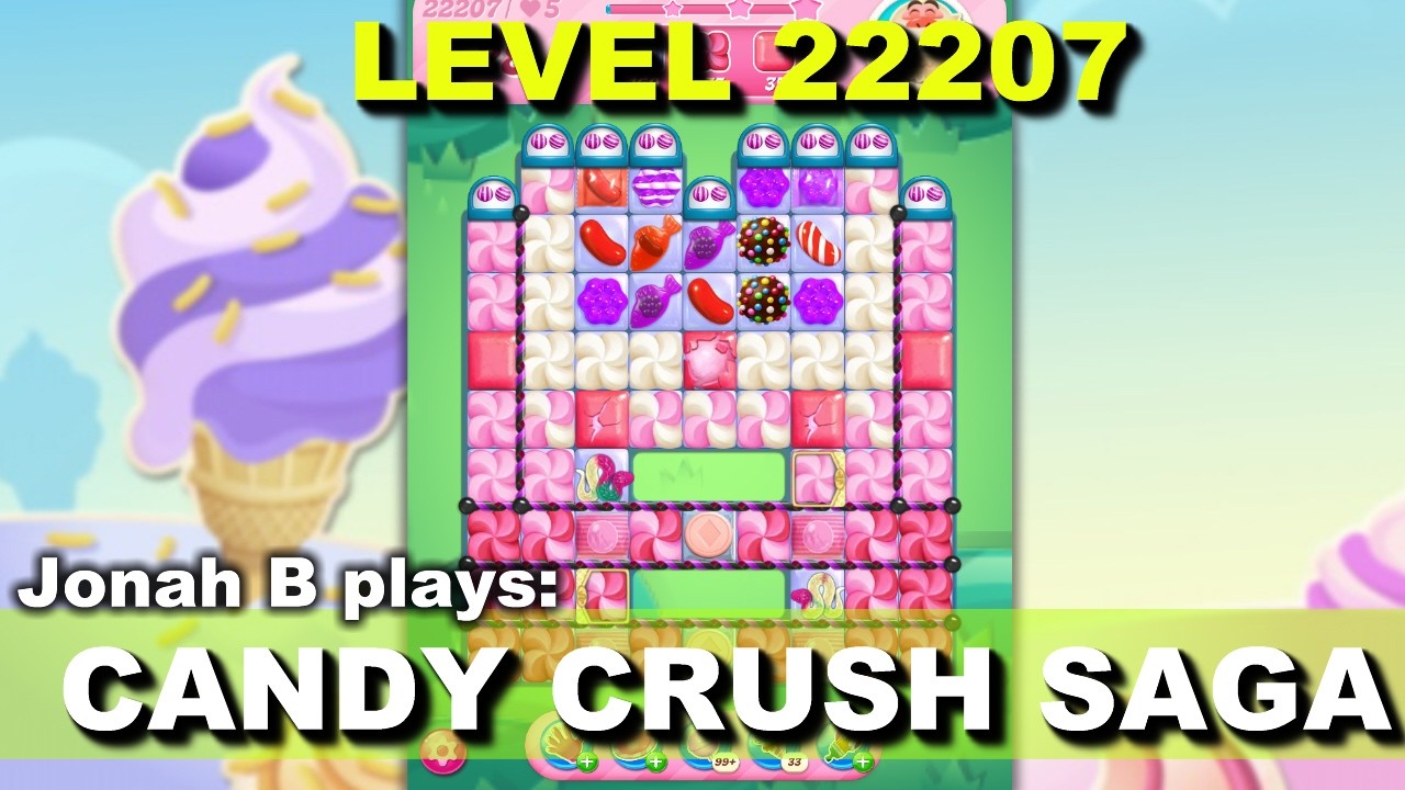 Candy Crush Saga Level 22207 background