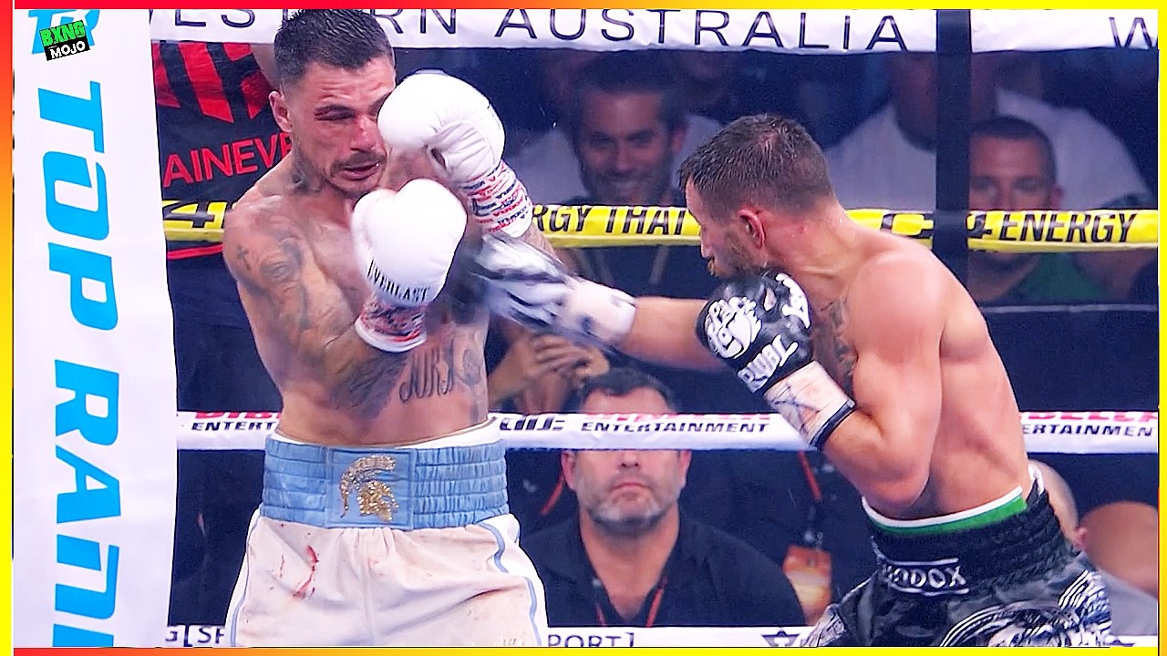 Vasyl Lomachenko (Ukraine) vs George Kambosos (Australia) - KNOCKOUT, BOXING HD background