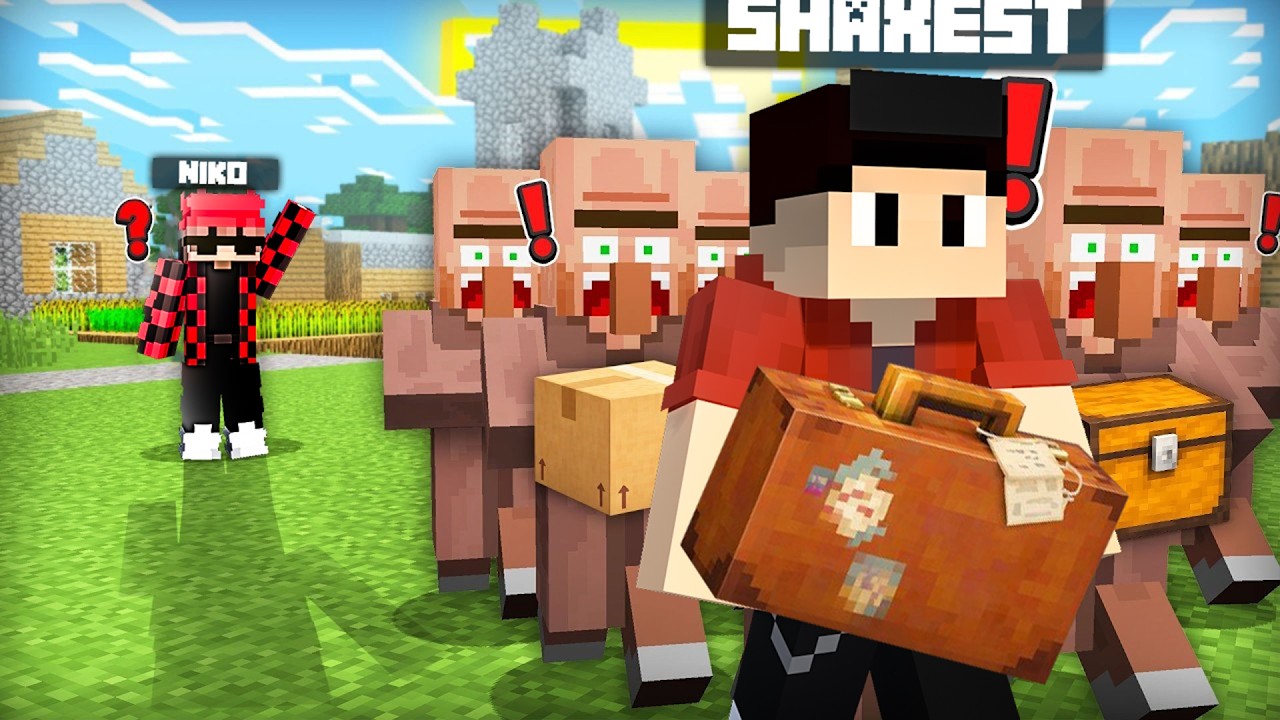 JITELLAR 13-QISHLOQ LANATLANGANI UCHUN KO'CHIB KETISHMOQCHI ? MINECRAFT VIDEO -niko