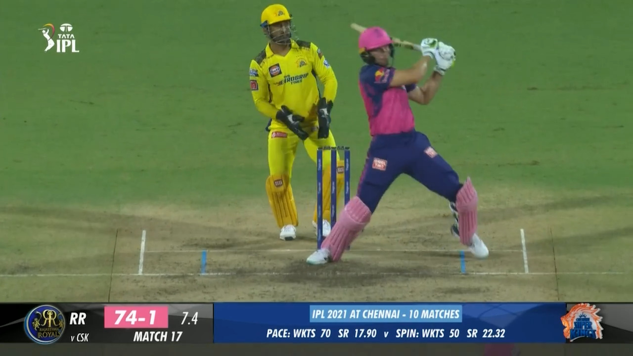 M17: CSK vs RR – Jos Buttler Six