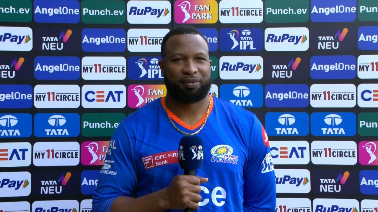 M29: MI vs CSK – Kieron Pollard Interview