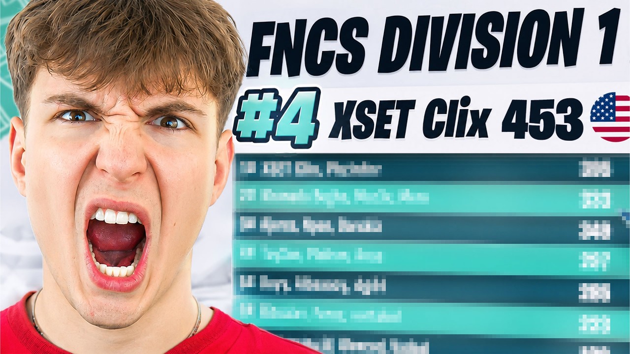 Clix 4TH PLACE FNCS Division 1 Opens π | Day 1
