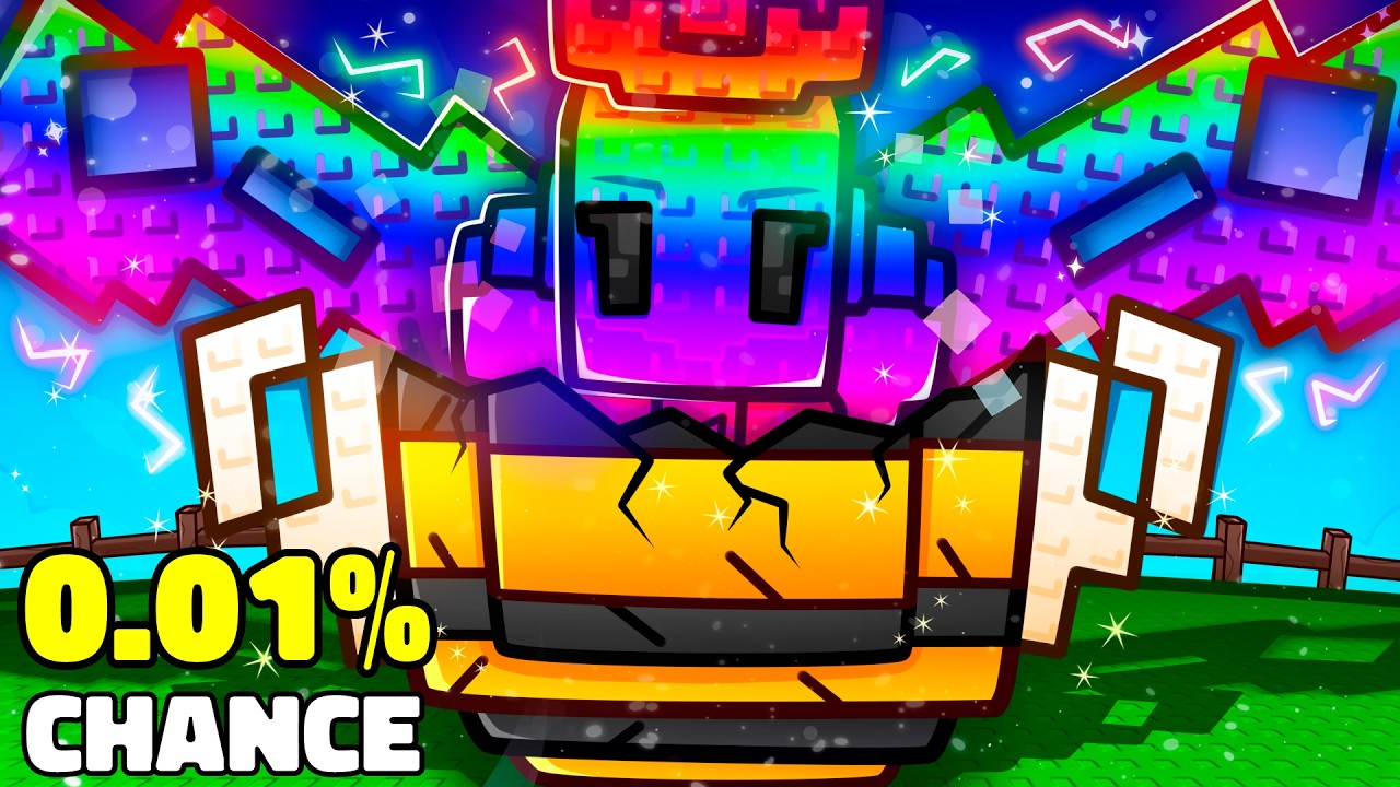 I Got Worlds First RAINBOW EMPRESS BEE on Grow a Garden!