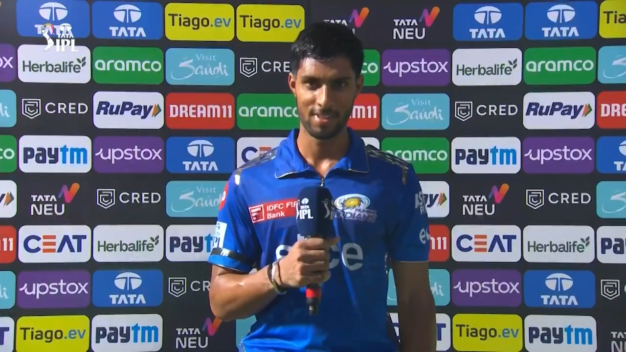M05: RCB vs MI – Tilak Varma Interview