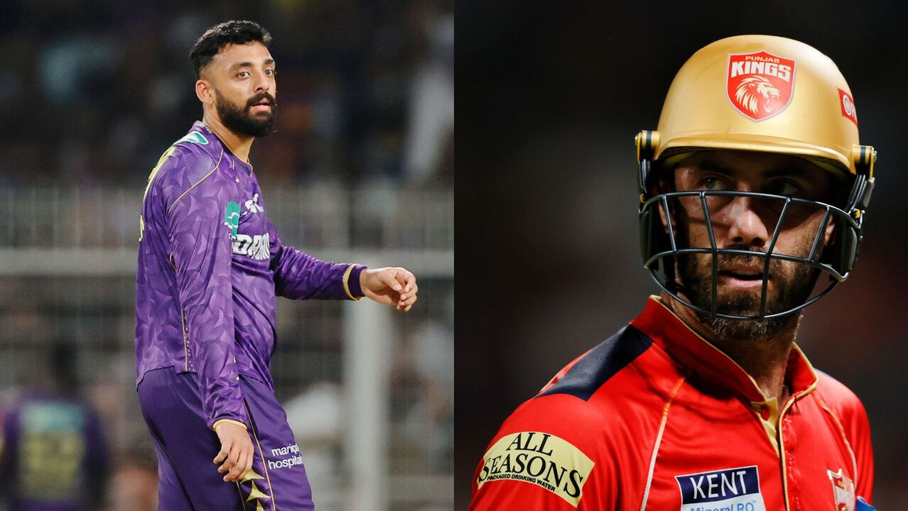Bowled him! Varun foxes Maxwell with a ripper