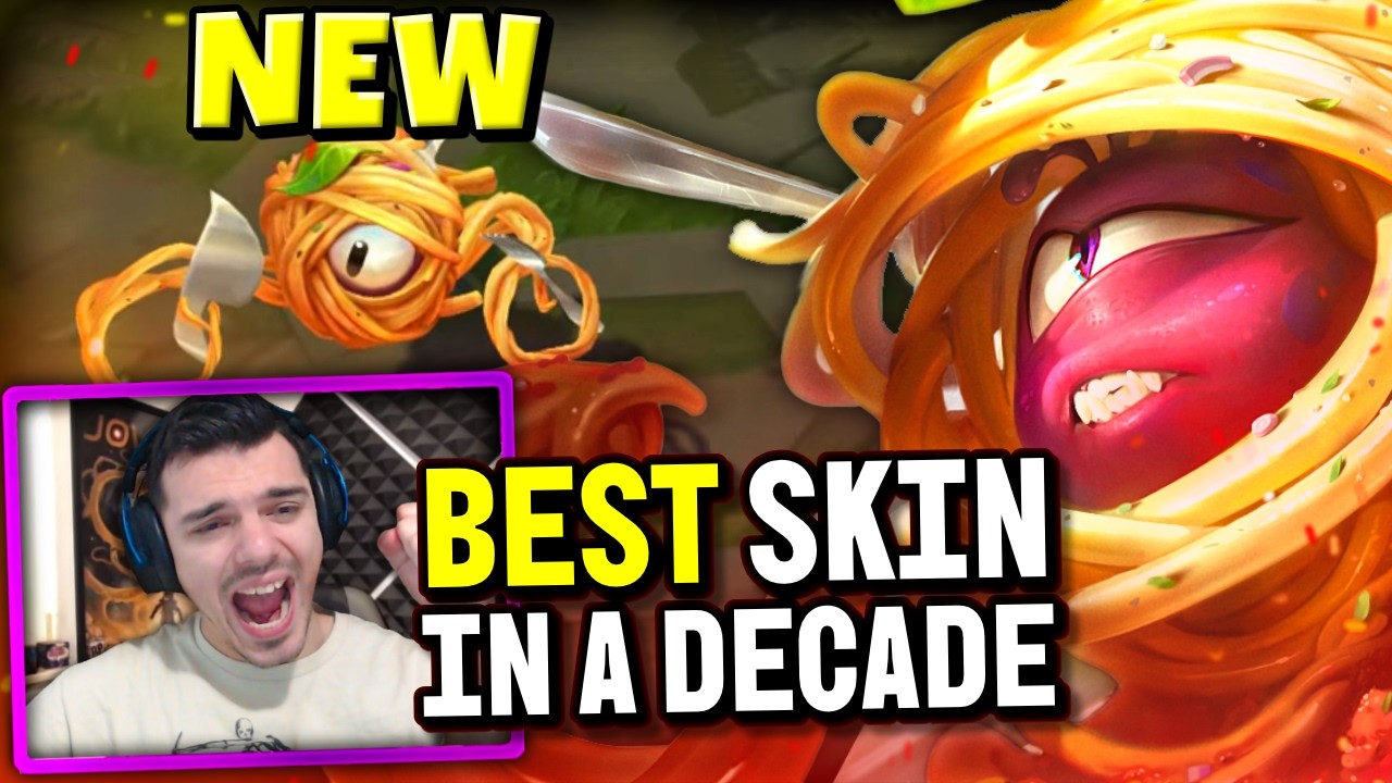Azzapp Reacts to New 1820 RP Vel'Koz Skin (Spaghetti Alla Vel'Koz)