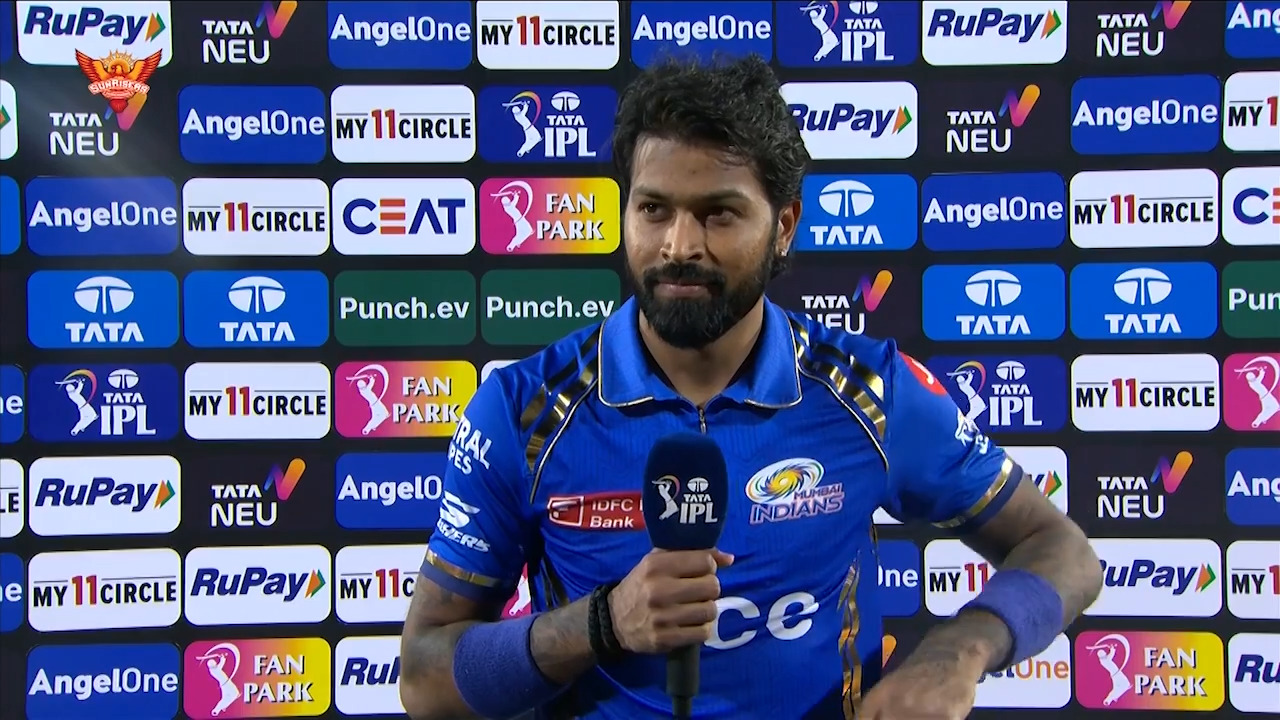 M08: SRH vs MI – Hardik Pandya Interview