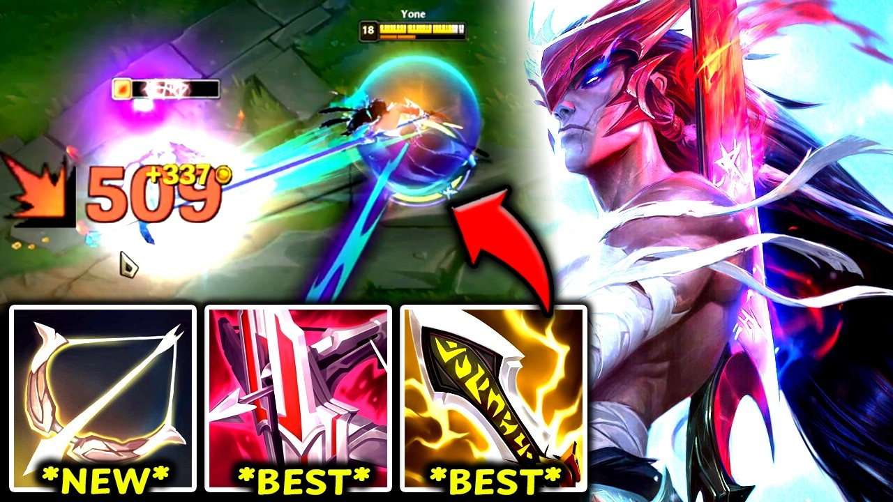 YONE TOP IS PERFECT TO 1V5 & CLIMB TO HIGH-ELO! (NEW ITEM) - 2026 Yone TOP Gameplay Guide