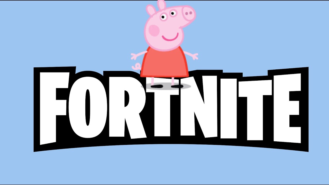 Peppa Pig Plays Fortnite background