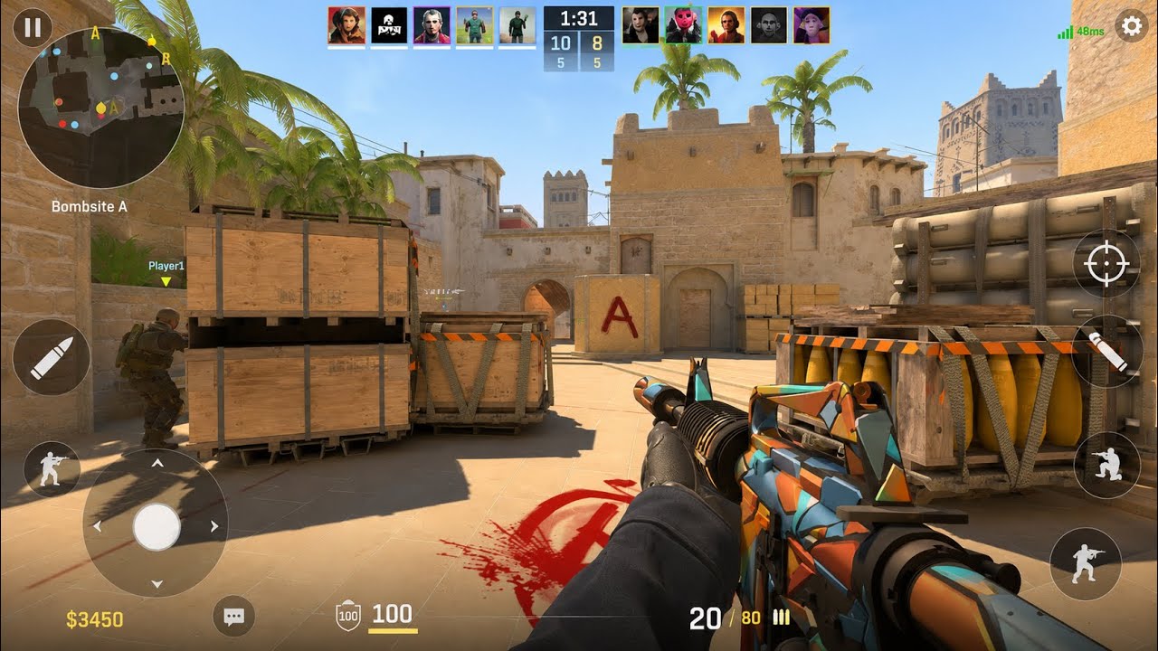 Standoff 2 Deathmatch Gameplay Max Graphics (Android,IOS)