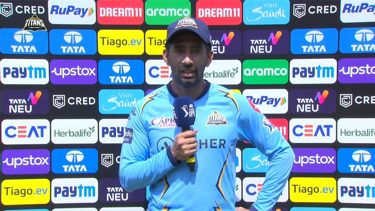 M13: GT vs KKR – Wriddhiman Saha Interview