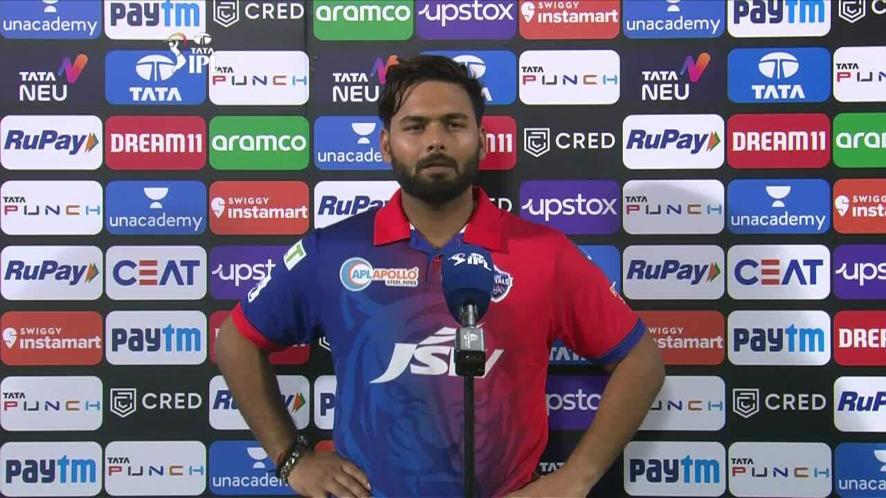 M10: GT vs DC – Rishabh Pant Interview