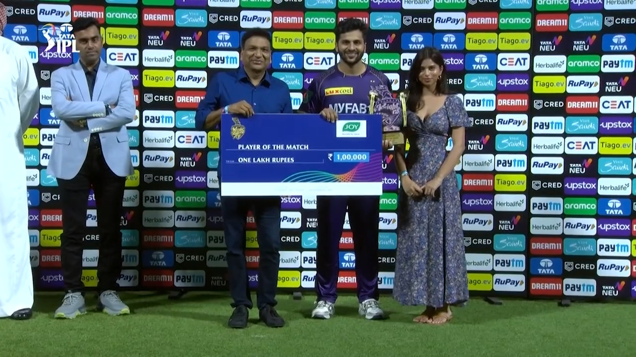 M09: KKR vs RCB – Man of the Match – Shardul Thakur