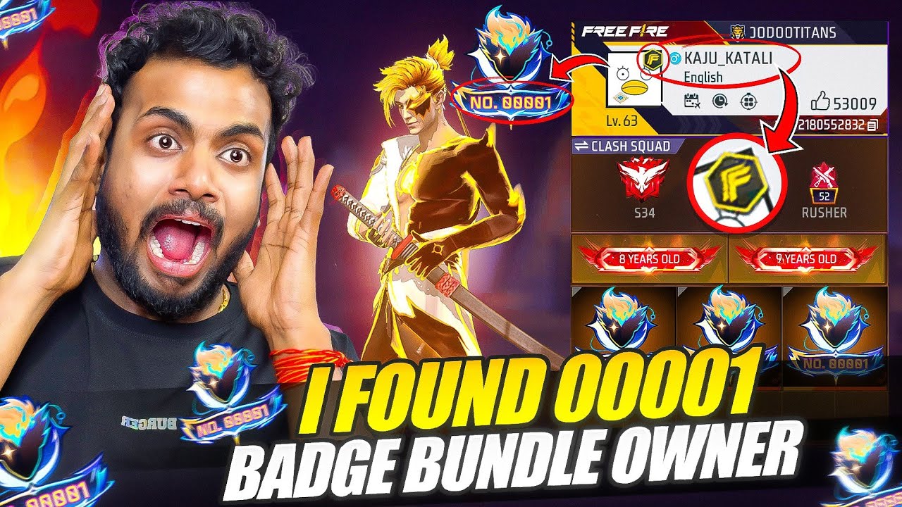 Finnaly I Found 00001 Bundle Owner 💀 FF Mod Or Tushar ? - Garena Free Fire Max