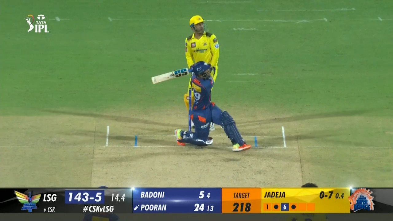 M06: CSK vs LSG – Nicholas Pooran Six