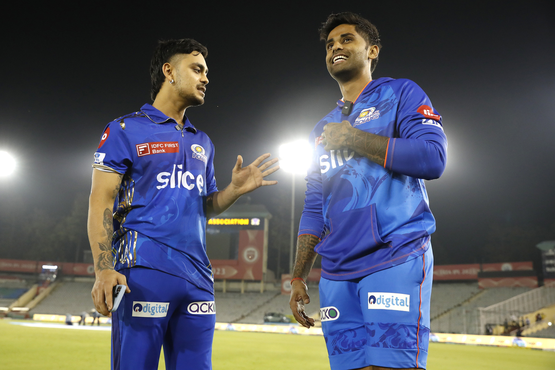Mohali Magic tales with Ishan Kishan & Suryakumar Yadav background