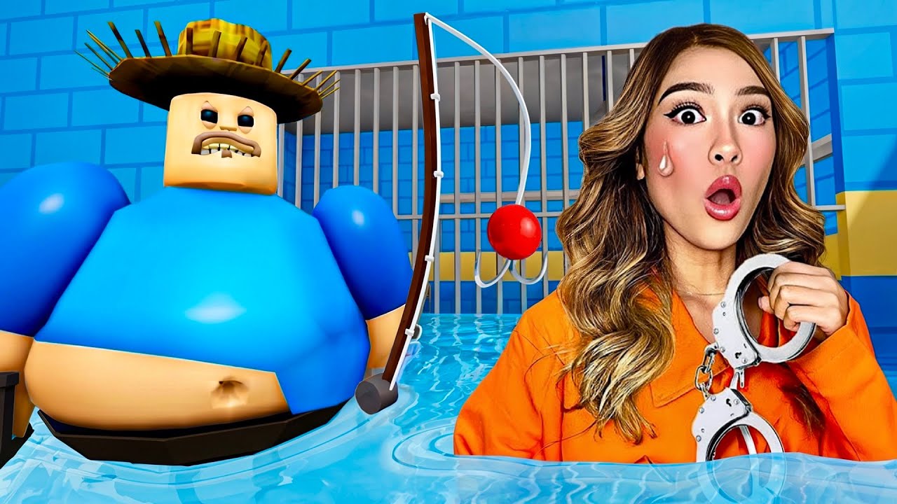 ESCAPING FISHERMAN BARRY'S PRISON RUN IN ROBLOX (OBBY)