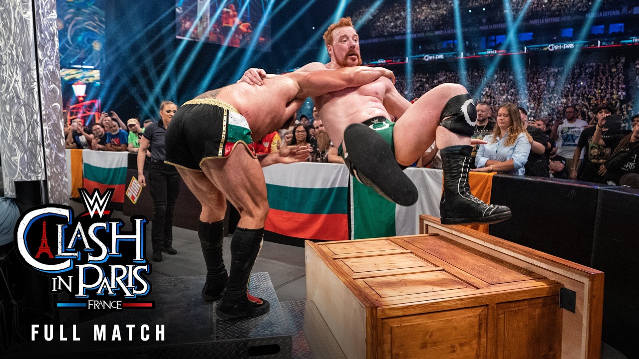 FULL MATCH: Sheamus vs. Rusev | Good Ol' Fashioned Donnybrook Match: Clash in Paris 2025 background