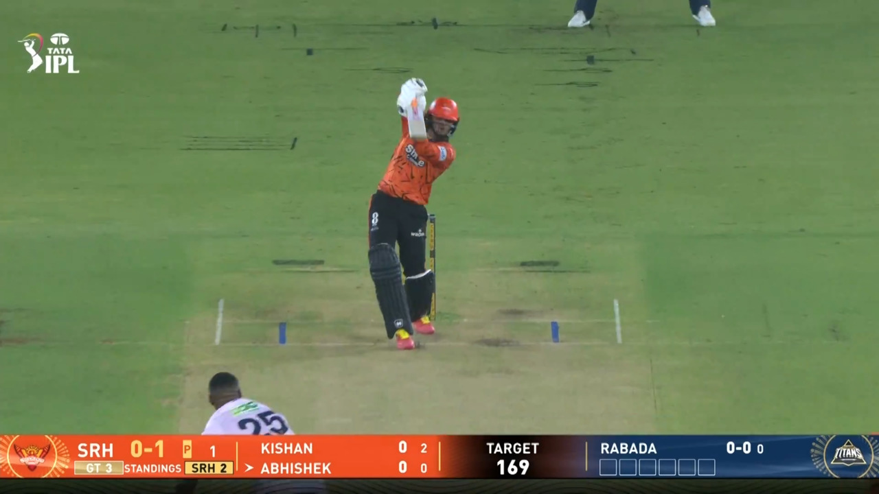 IPL 2026 M56: GT vs SRH - Abhishek Sharma Six